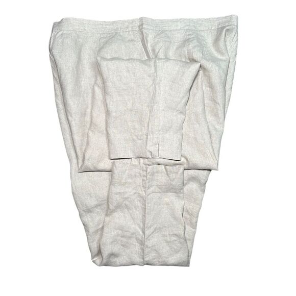 Kate Hill 100% Linen Wide-Leg High Waisted Pant Sz: 22w - Picture 3 of 4